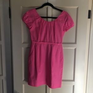 Hot Pink J. crew dress